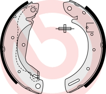 Stabdžių trinkelių komplektas BREMBO S 23 577