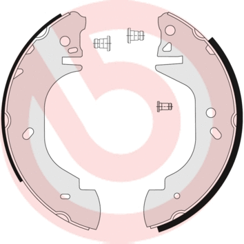 Stabdžių trinkelių komplektas BREMBO S 24 523