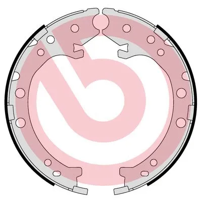 Rankinio stabdžio trinkelių komplektas BREMBO S 28 519