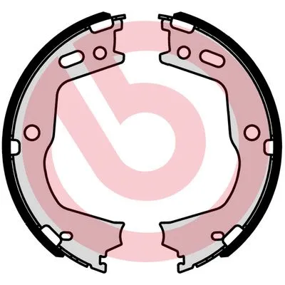 Rankinio stabdžio trinkelių komplektas BREMBO S 30 541