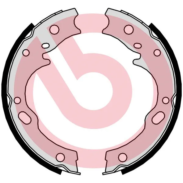 Rankinio stabdžio trinkelių komplektas BREMBO S 34 509