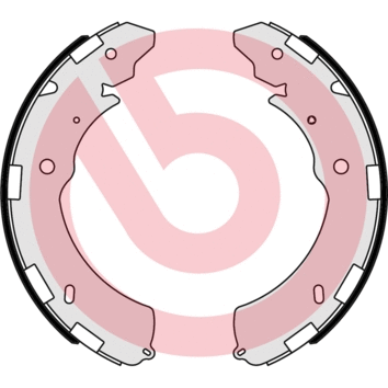Stabdžių trinkelių komplektas BREMBO S 54 523