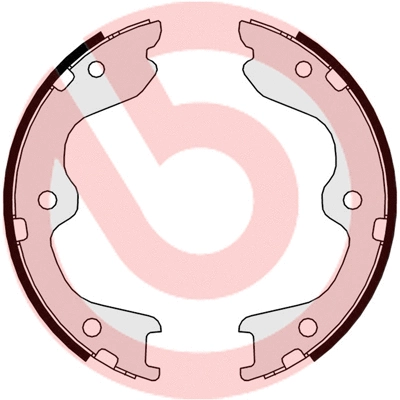Rankinio stabdžio trinkelių komplektas BREMBO S 56 544