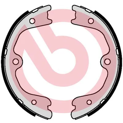 Rankinio stabdžio trinkelių komplektas BREMBO S 56 552