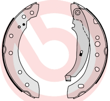 Stabdžių trinkelių komplektas BREMBO S 61 527