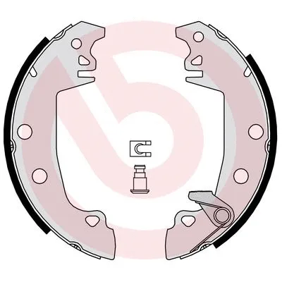 Stabdžių trinkelių komplektas BREMBO S 61 537