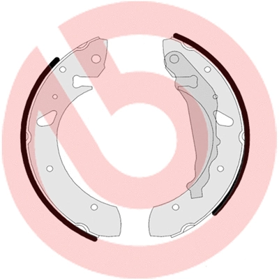 Stabdžių trinkelių komplektas BREMBO S 83 507