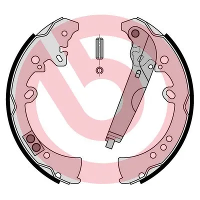 Stabdžių trinkelių komplektas BREMBO S 83 570