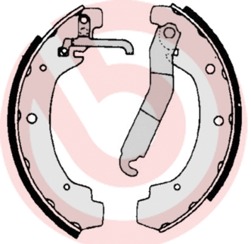 Stabdžių trinkelių komplektas BREMBO S 85 534