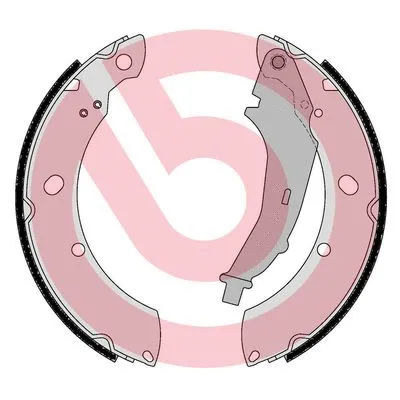 Stabdžių trinkelių komplektas BREMBO S 85 544