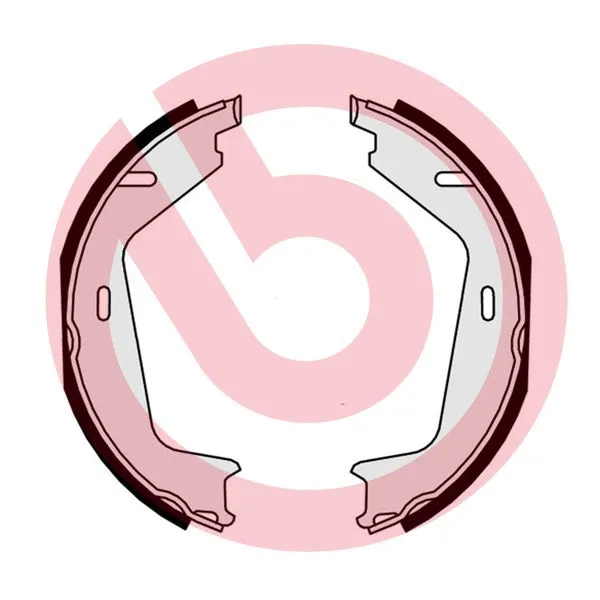 Rankinio stabdžio trinkelių komplektas BREMBO S 86 512