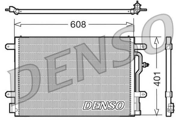 Oro kondicionieriaus radiatorius DENSO DCN02012