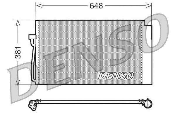Oro kondicionieriaus radiatorius DENSO DCN05017