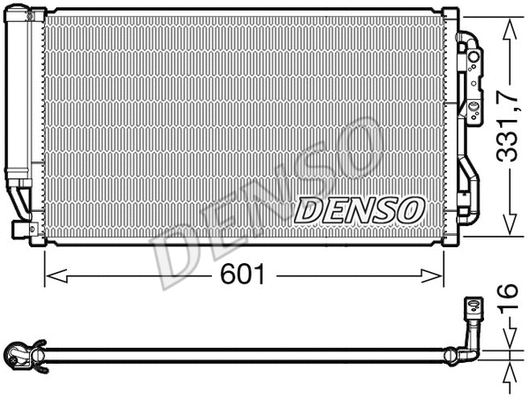 Oro kondicionieriaus radiatorius DENSO DCN05035