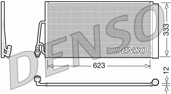Oro kondicionieriaus radiatorius DENSO DCN05102
