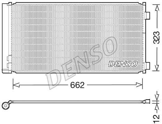 Oro kondicionieriaus radiatorius DENSO DCN05103
