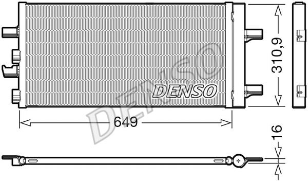 Oro kondicionieriaus radiatorius DENSO DCN05104