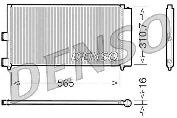Oro kondicionieriaus radiatorius DENSO DCN09070
