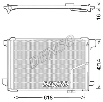 Oro kondicionieriaus radiatorius DENSO DCN17035