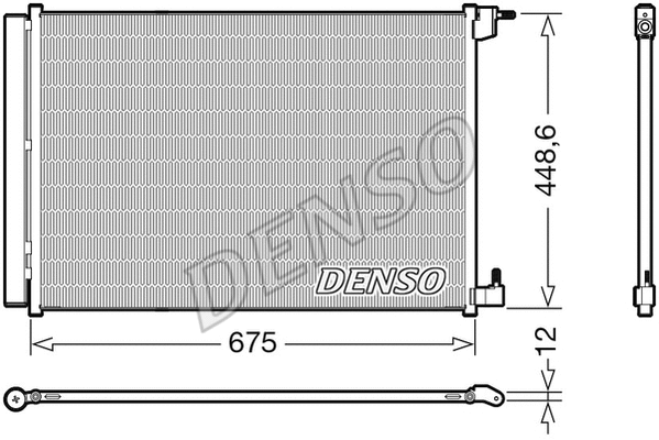 Oro kondicionieriaus radiatorius DENSO DCN17060