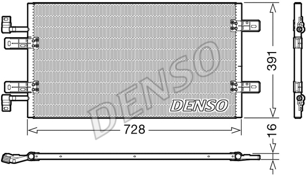 Oro kondicionieriaus radiatorius DENSO DCN20019