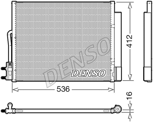 Oro kondicionieriaus radiatorius DENSO DCN20043