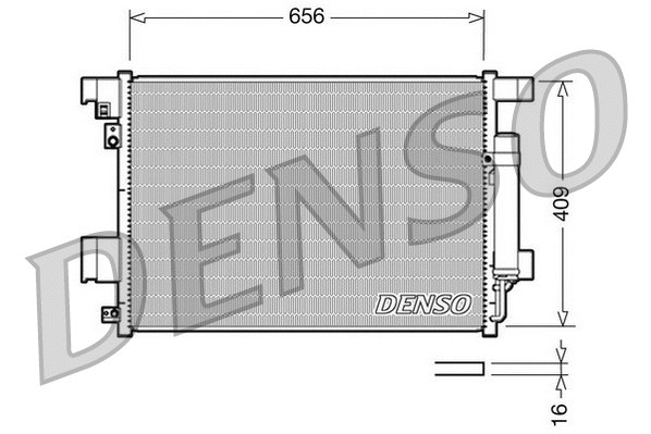 Oro kondicionieriaus radiatorius DENSO DCN21001