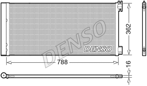 Oro kondicionieriaus radiatorius DENSO DCN23042