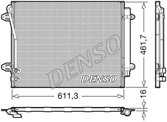 Oro kondicionieriaus radiatorius DENSO DCN32012