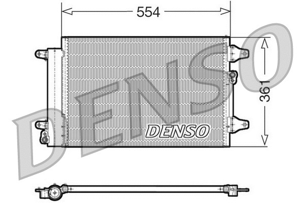 Oro kondicionieriaus radiatorius DENSO DCN32015