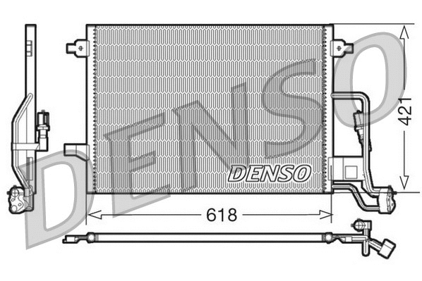 Oro kondicionieriaus radiatorius DENSO DCN32018