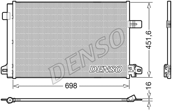 Oro kondicionieriaus radiatorius DENSO DCN32028