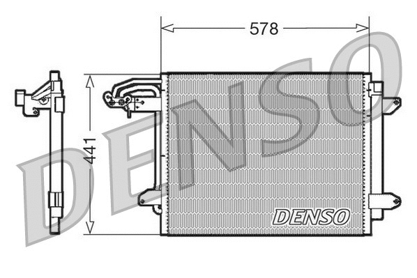 Oro kondicionieriaus radiatorius DENSO DCN32030