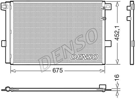Oro kondicionieriaus radiatorius DENSO DCN32065