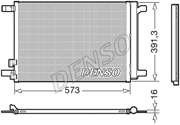 Oro kondicionieriaus radiatorius DENSO DCN32066
