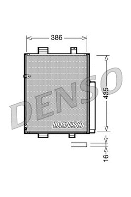 Oro kondicionieriaus radiatorius DENSO DCN35001