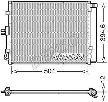 Oro kondicionieriaus radiatorius DENSO DCN43005