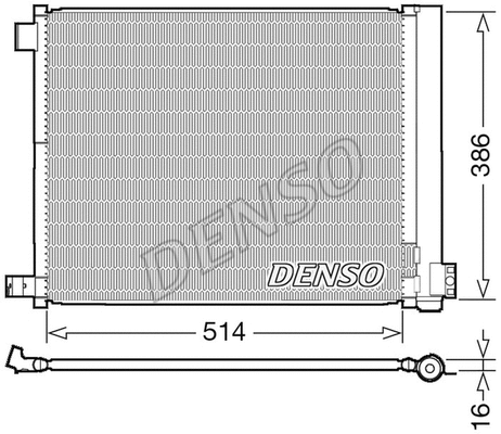 Oro kondicionieriaus radiatorius DENSO DCN46022