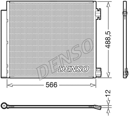 Oro kondicionieriaus radiatorius DENSO DCN46026