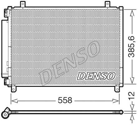 Oro kondicionieriaus radiatorius DENSO DCN47012