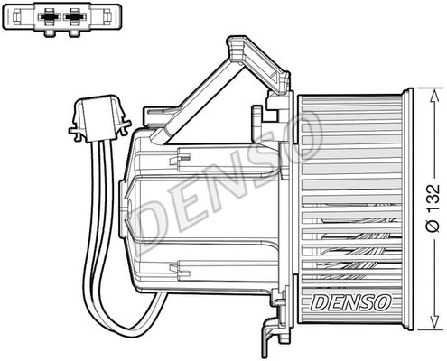 Vidaus putiklis DENSO DEA02009