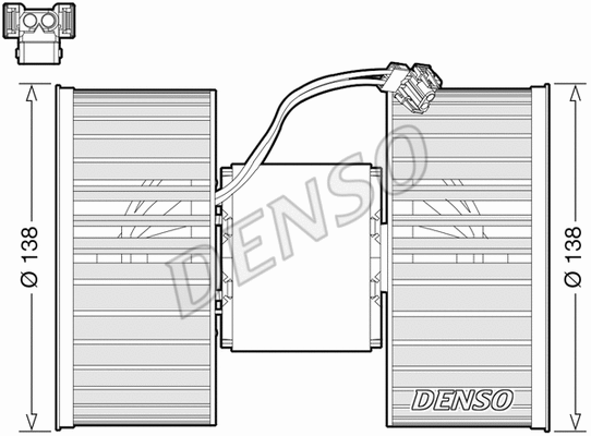 Vidaus putiklis DENSO DEA05006