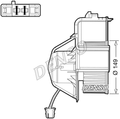 Vidaus putiklis DENSO DEA05007
