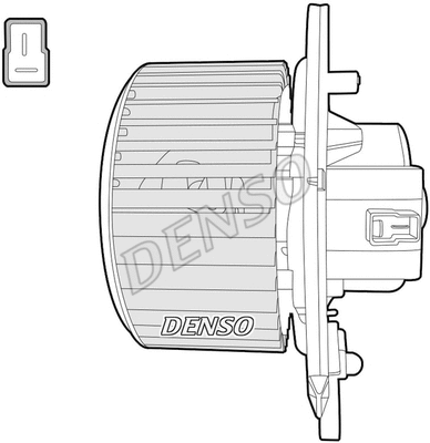 Vidaus putiklis DENSO DEA12004