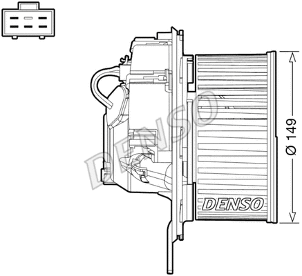Vidaus putiklis DENSO DEA32005