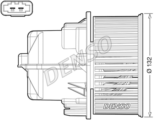 Vidaus putiklis DENSO DEA33002