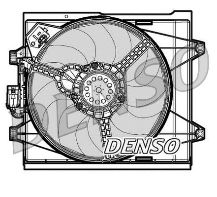 Radiatoriaus ventiliatorius DENSO DER09048