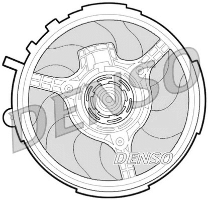 Radiatoriaus ventiliatorius DENSO DER09061