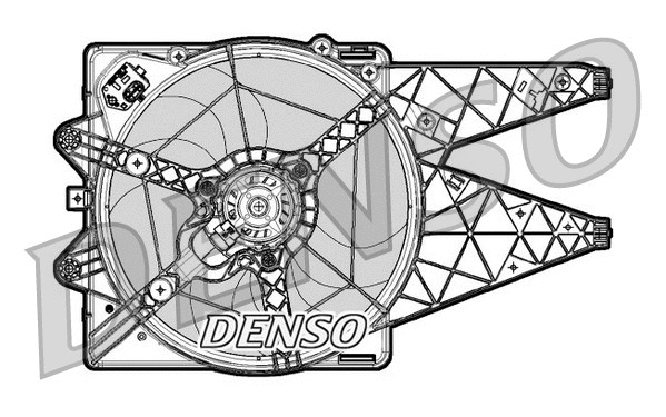 Radiatoriaus ventiliatorius DENSO DER09065