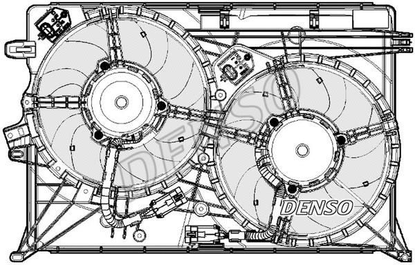 Radiatoriaus ventiliatorius DENSO DER09075